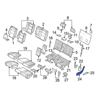 Jeep OE - Rear Left Seat Trim Panel