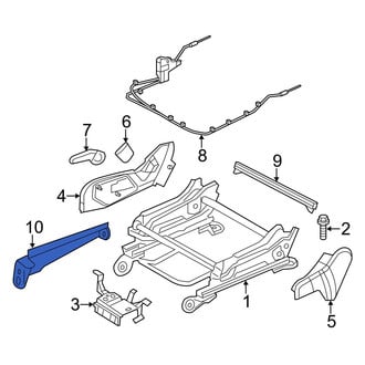 Jeep OE - Front Left Seat Trim Panel Cap