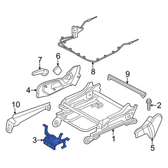 Jeep OE - Rear Right Seat Track Bracket