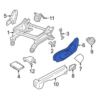 Jeep OE - Left Outer Seat Trim Panel