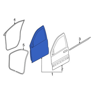 Jeep OE - Front Left Door Shell