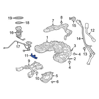 Jeep OE - Front Fuel Tank Shield