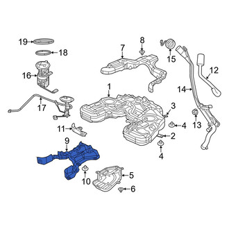 Jeep OE - Lower Fuel Tank Shield