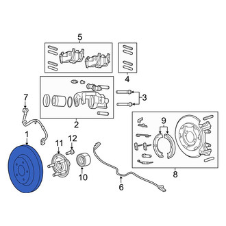 Jeep OE - Rear Disc Brake Rotor