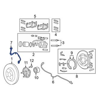 Jeep OE - Rear Left Brake Hydraulic Line