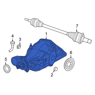 Jeep OE - Rear Differential Housing