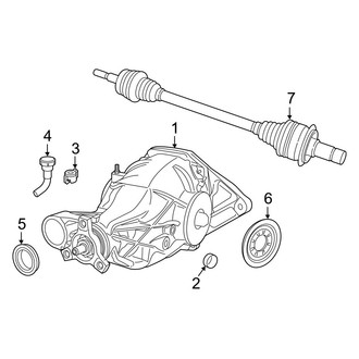 Jeep OE - Rear Suspension - Axle Housing (W/O Electronic Axle)