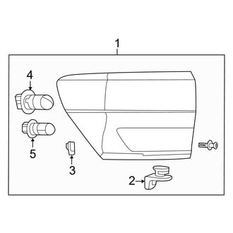 Jeep OE - Rear Lamps - Combination Lamps (On Body)