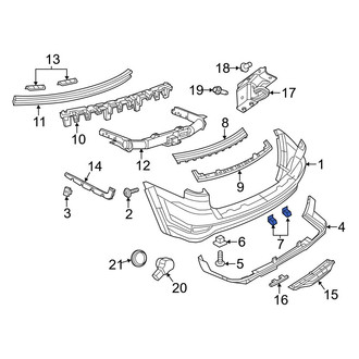 Jeep OE - Rear Valance Panel Clip