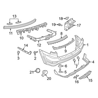 Jeep OE - Rear Bumper - Bumper & Components (SRT8)