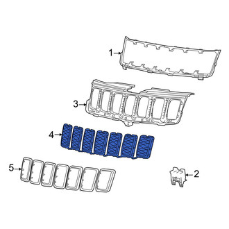 Jeep OE - Front Upper Grille