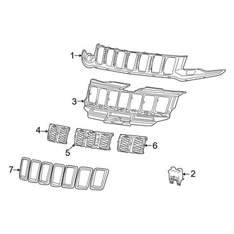 Jeep OE - Grille & Components (SRT)