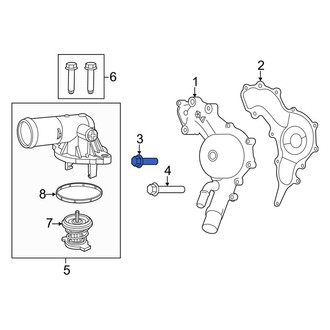 Jeep OE - Engine Water Pump Bolt