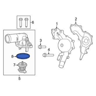 Jeep OE - Engine Coolant Thermostat Gasket