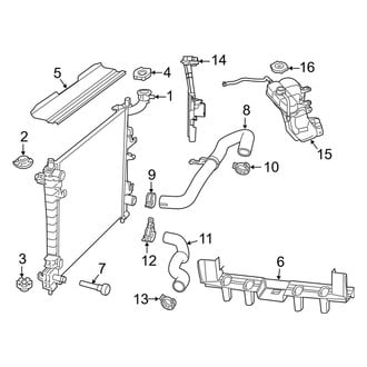 Jeep OE - Cooling - Radiator & Components (Limited / Overland / Summit 5.7L)