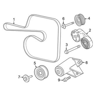 Jeep OE - Cooling - Belts & Pulleys