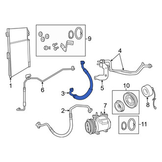 Jeep OE - A/C Refrigerant Suction Hose