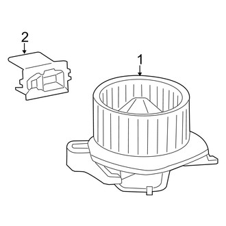 Jeep OE - Air Conditioner & Heater - Blower Motor & Fan (75th Anniversary / Laredo / Limited / Overland / SRT / Summit)
