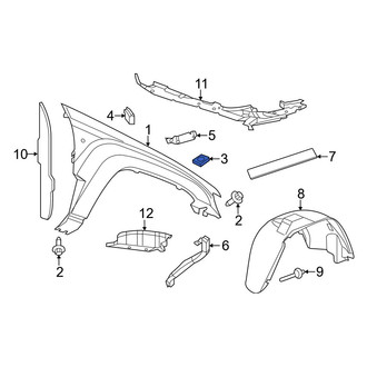 Jeep OE - Fender Nut