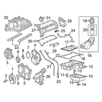 Jeep OE - Engine Oil Pump Pickup Tube Seal