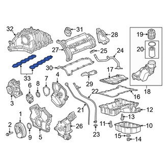 Jeep OE - Engine Intake Manifold Gasket