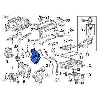 Jeep OE - Left Upper Engine Timing Cover