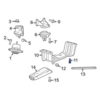 Jeep OE - Transmission Crossmember Bolt