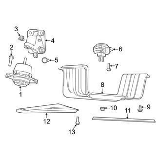 Jeep OE - Engine & Transmission Mounting (AWD 3.6L)