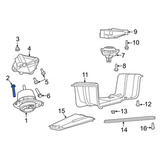 Jeep OE - Engine Mount Bolt