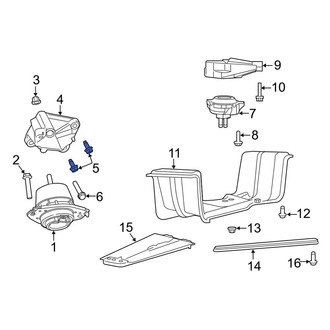 Jeep OE - Engine Mount Bolt