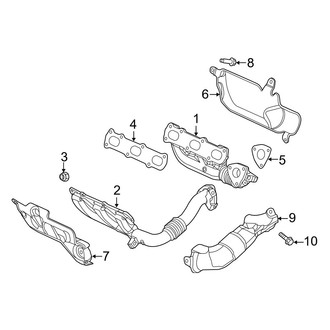 Jeep OE - Exhaust System - Exhaust Manifold (3.0L)