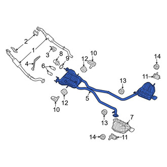 Jeep OE - Right Exhaust Muffler