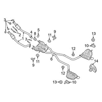 Jeep OE - Exhaust System - Exhaust Components (5.7L)