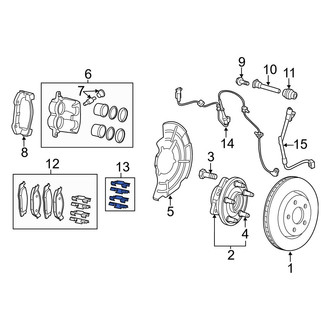 Jeep OE - Rear Disc Brake Pad Set