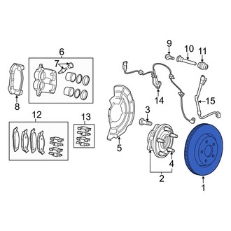Jeep OE - Front Disc Brake Rotor