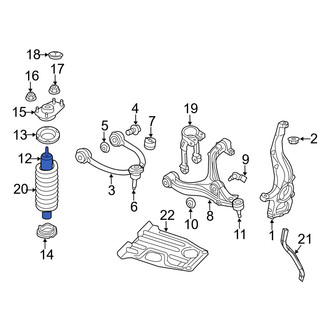 Jeep OE - Rear Right Suspension Shock Absorber