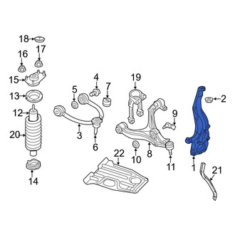 Jeep OE - Front Left Steering Knuckle
