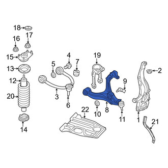 Jeep OE - Front Left Lower Suspension Control Arm