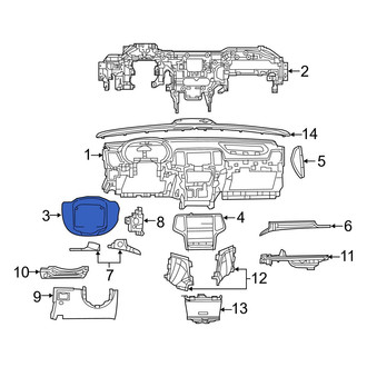 Jeep OE - Steering Column Cover