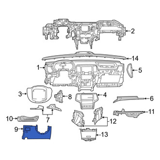 Jeep OE - Steering Column Cover