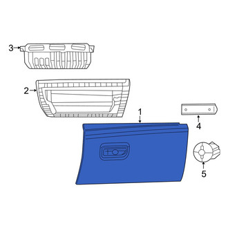 Jeep OE - Front Glove Box Door