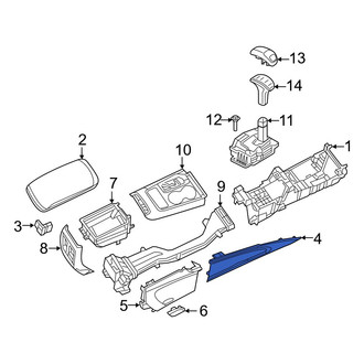 Jeep OE - Front Right Console Panel