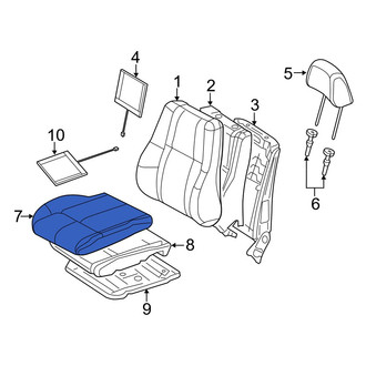 Jeep OE - Front Left Seat Cover