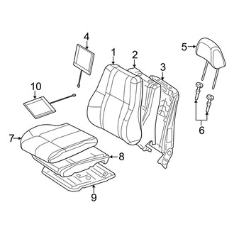 Jeep OE - Seats & Tracks - Front Seat Components (Cloth Trim)