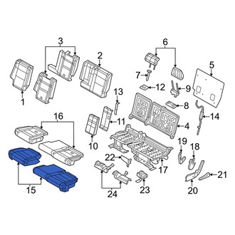 Jeep OE - Front Left Seat Cover