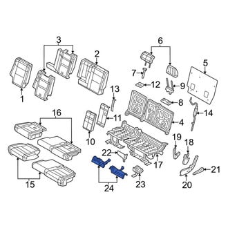 Jeep OE - Rear Lower Seat Trim Panel