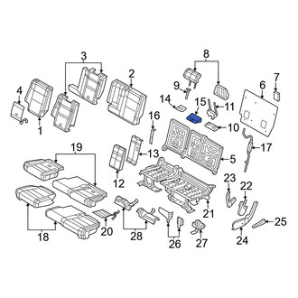 Jeep OE - Rear Seat Belt Guide