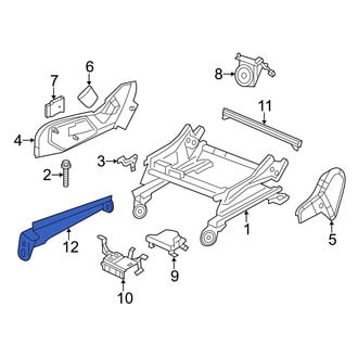 Jeep OE - Front Left Inner Seat Track Cover