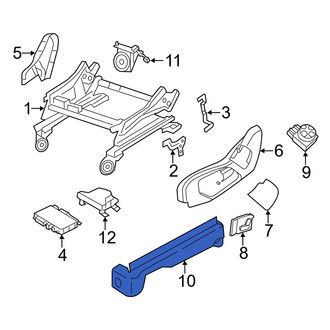 Jeep OE - Front Left Outer Seat Track Cover
