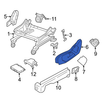 Jeep OE - Front Left Outer Seat Trim Panel